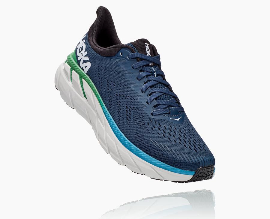 Tenis Hoka One One Hombre Azul Marino - Clifton 7 - ASPF91506